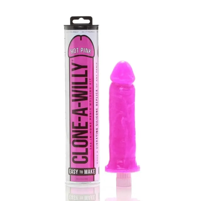 Clone A Willy Vibrating Kit - Hot Pink