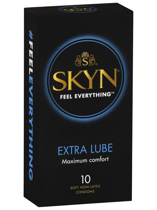 LifeStyles SKYN Extra Lube Soft Non-Latex Condoms - 10 Pack