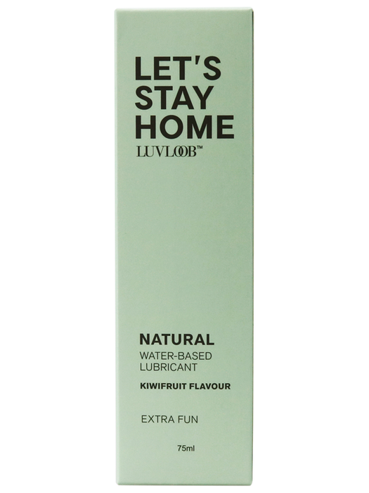 LUVLOOB Natural Water-Based Lubricant (Kiwifruit Flavour) 75ml - Lets Stay Home