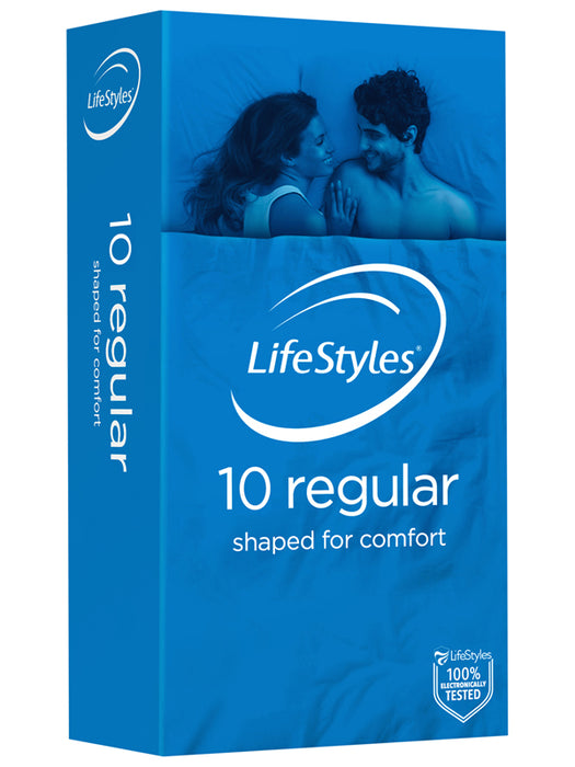 LifeStyles REGULAR Condoms - 10 Pack