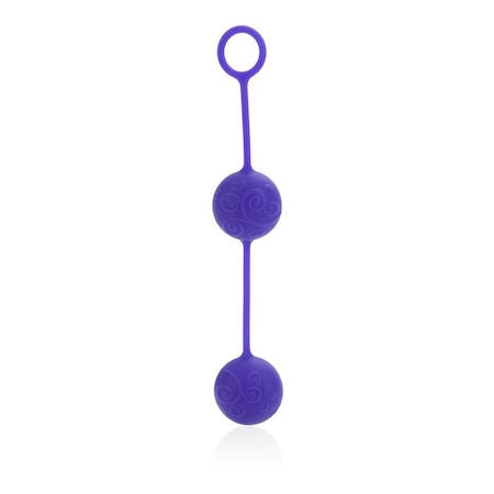 Posh Silicone " O " Balls - Purple