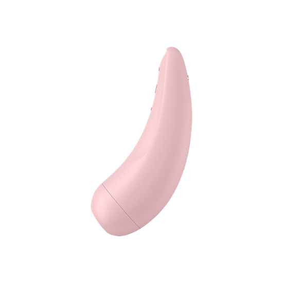 Satisfyer Curvy 2 + Bluetooth Clitoral Sucking Vibrator - Pink