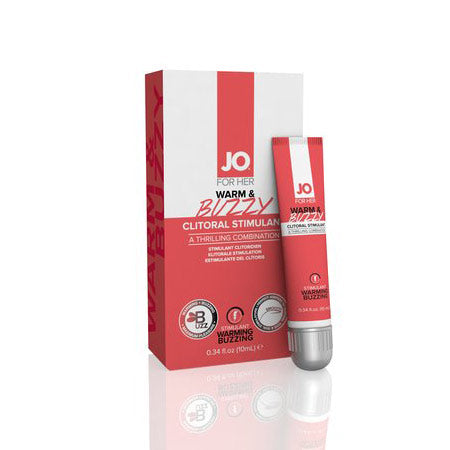 Jo For Her Warm and Buzzy Clitoral Stimulant - 10ml