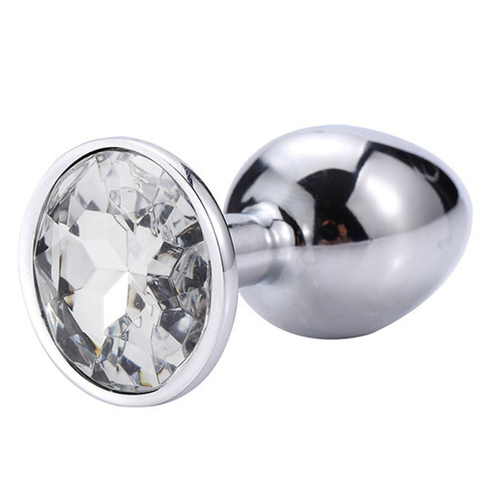 Everyday Sexy Stainless Steel Butt Plug Small - Clear