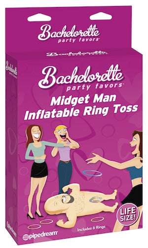 Bachelorette Party Midget Man Inflatable Ring Toss