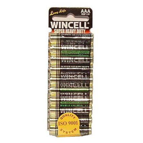 Wincell AAA Super Heavy Duty Batteries - 10 Pack