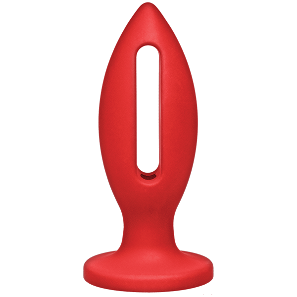 Kink Wet Works 4Inch Silicone Lube Luge Plug - Red