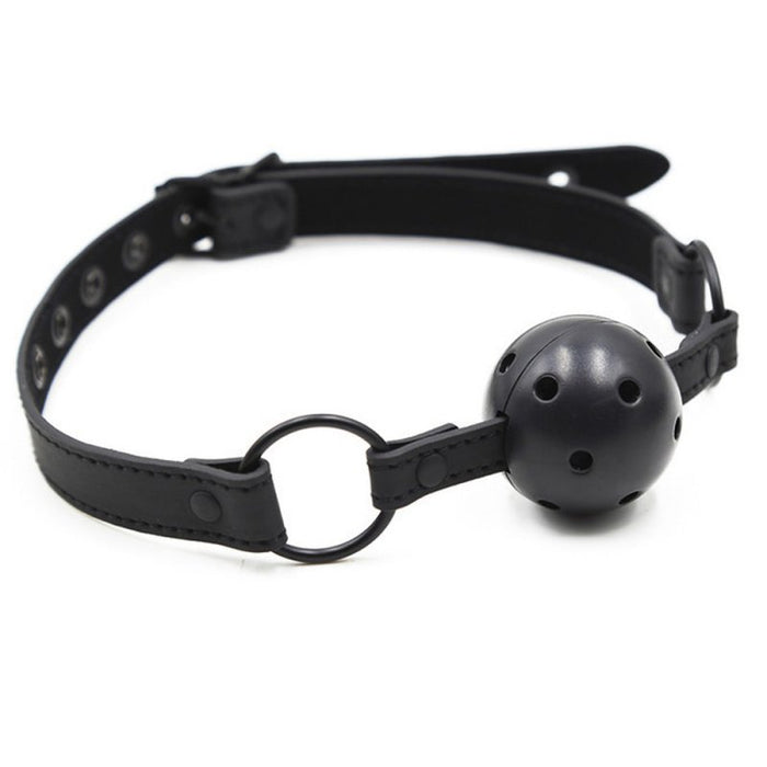 Everyday Sexy Leather Breathable Ball Gag