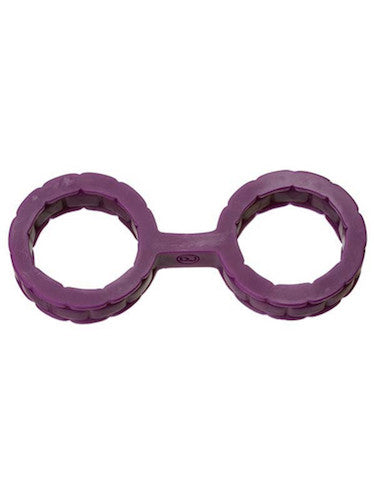 Japanese Bondage Silicone Cuffs Small - Purple
