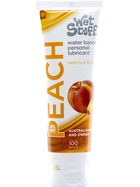 Wet Stuff Flavoured Waterbased Lubricant 100g - Peach