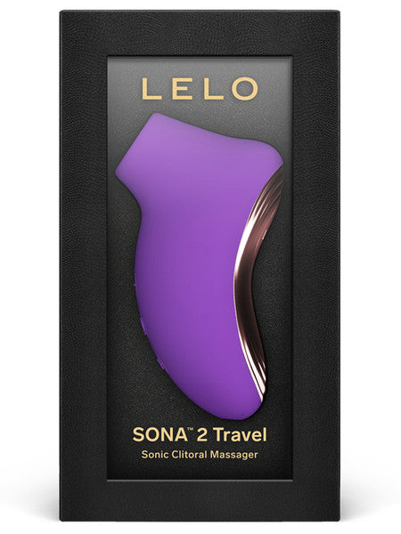 LELO Sona 2 Travel Rechargeable Compact Clitoral Stimulator - Purple