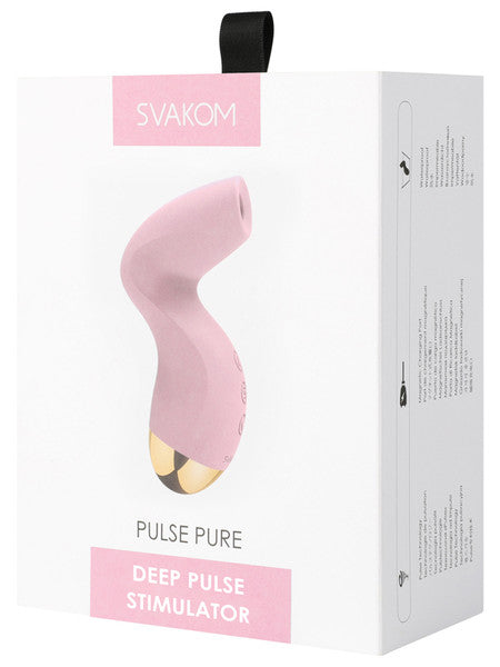 Svakom Pulse Pure Rechargeable Deep Pulse Stimulator Pale Pink