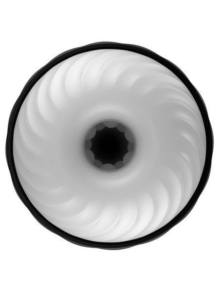 Svakom Sam Neo App Controlled Rechargeable Interactive Sucking Vibrating Masturbator Black