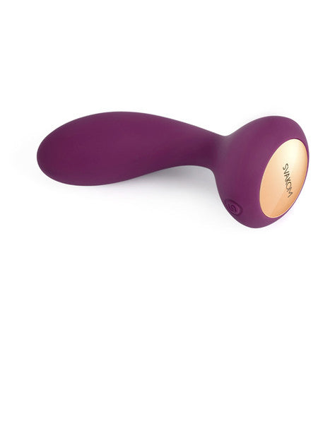 Svakom Julie Rechargeable Prostate G-Spot Vibrator with Remote Control Violet