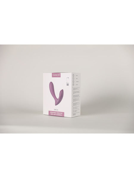 Svakom Erica Romantic App Controlled Rechargeable Wearable Vibrator Rose