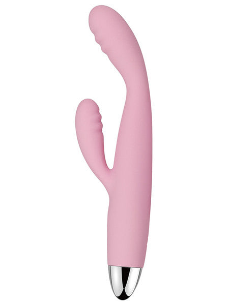Svakom Cici Plus Rechargeable Slim Rabbit Vibrator Pale Pink