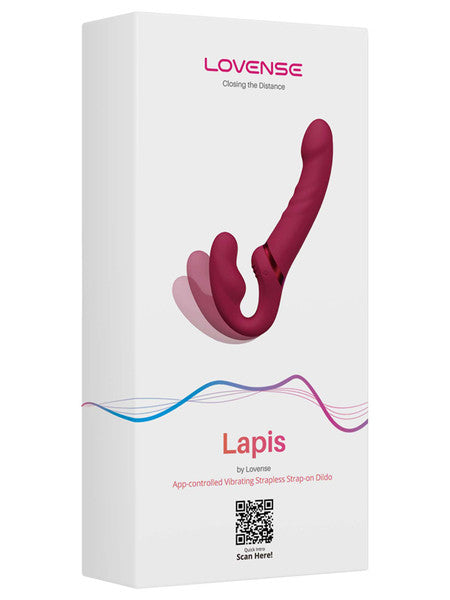 Lovense Lapis Flexible Double-Ended Vibrating Strapless Strap-On