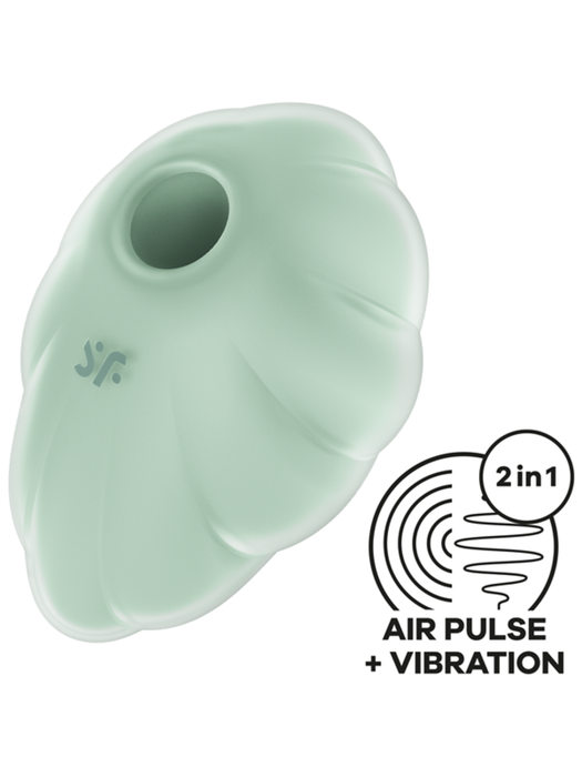 Satisfyer Cloud Dancer Rechargeable Vibrating Air Pulse Stimulator - Mint