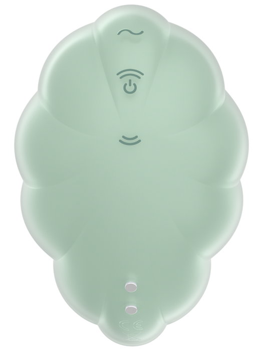 Satisfyer Cloud Dancer Rechargeable Vibrating Air Pulse Stimulator - Mint