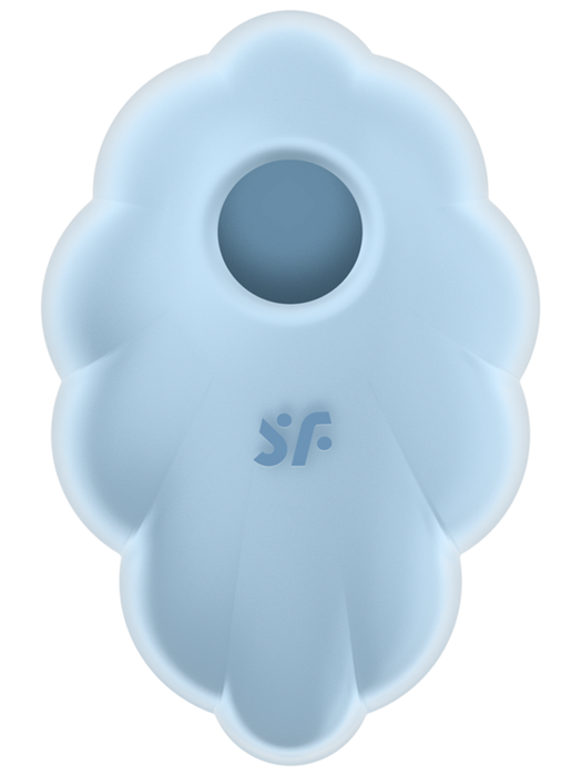Satisfyer Cloud Dancer Rechargeable Vibrating Air Pulse Stimulator - Blue