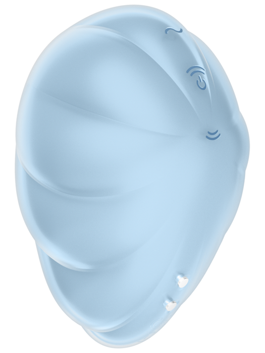 Satisfyer Cloud Dancer Rechargeable Vibrating Air Pulse Stimulator - Blue