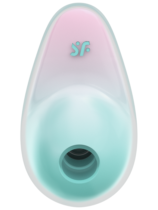 Satisfyer Pixie Dust Rechargeable Vibrating Air Pulse Stimulator - Mint Pink