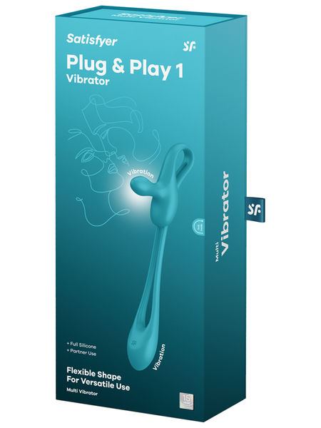 Satisfyer Plug and Play 1 Rechargeable Anal Plug and Lay-On Vibrator