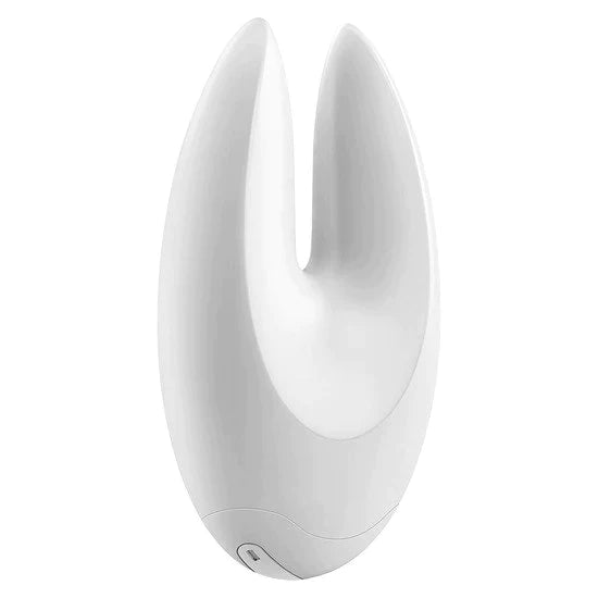 Ovo S4 Rechargeable Silicone Lay On Vibrator - White