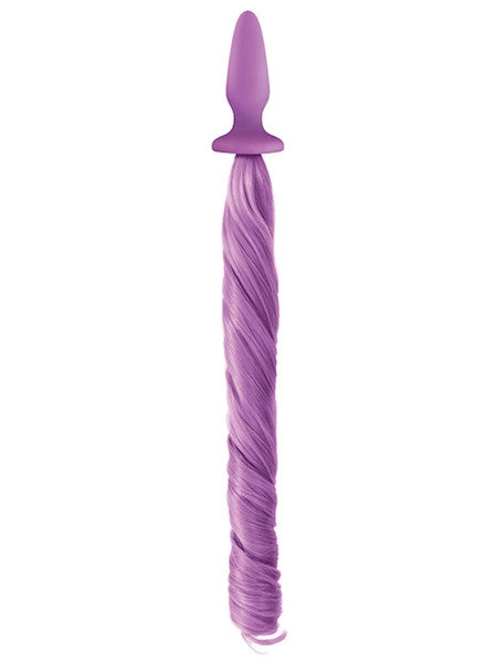 Unicorn Tails Butt Plug - Purple