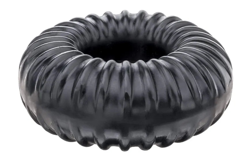 Perfect Fit Ribbed Ring - Black