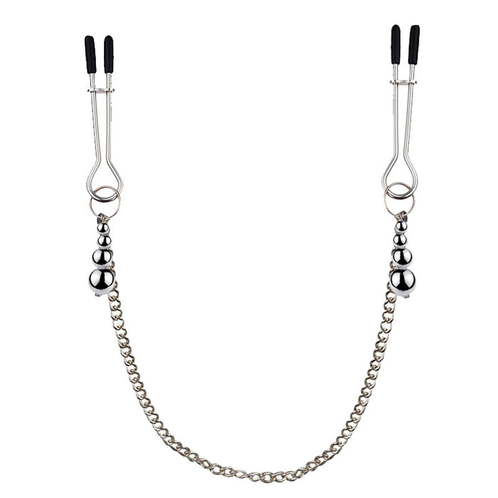 Everyday Sexy Beaded Nipple Clips with Chain