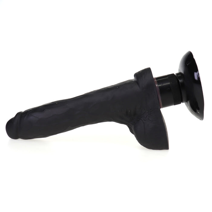 Everyday Sexy Vibrating Realistic Dildo With Balls - Black