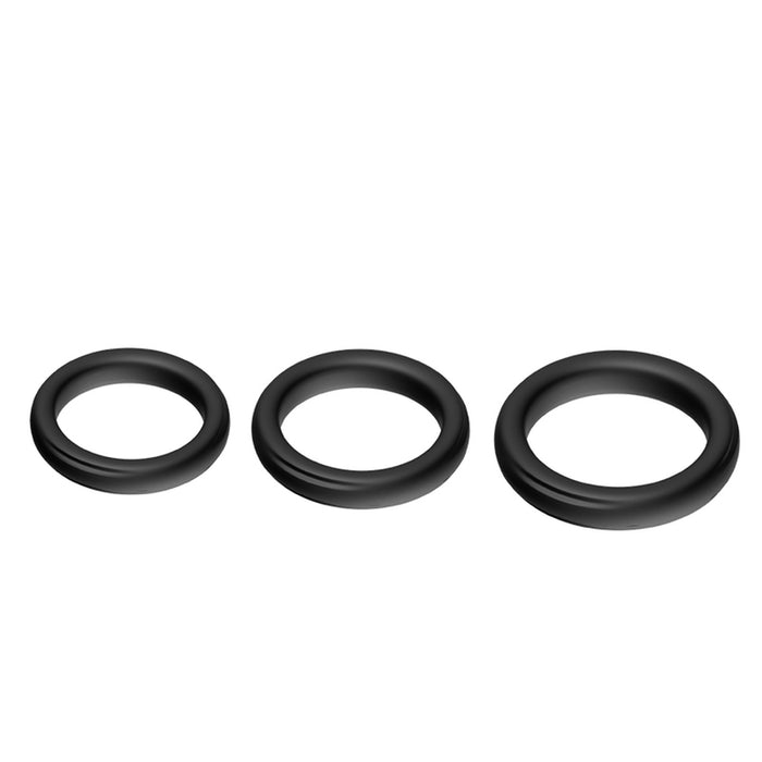 Everyday Sexy Silicone 3 Piece Cock Ring Set