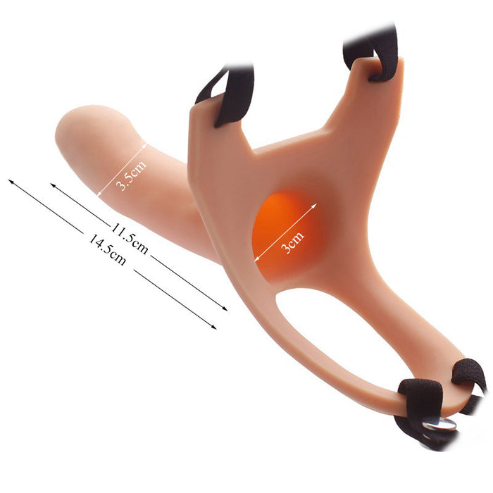 Everyday Sexy 6.7" Silicone Hollow Strap On