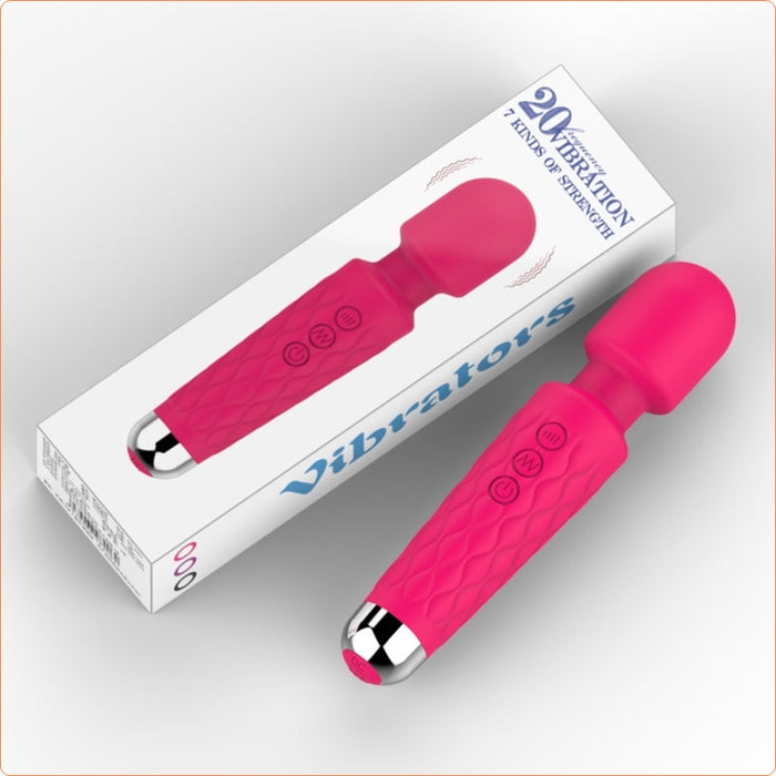 The Idol Premium USB Rechargeable Mini Wand - Red