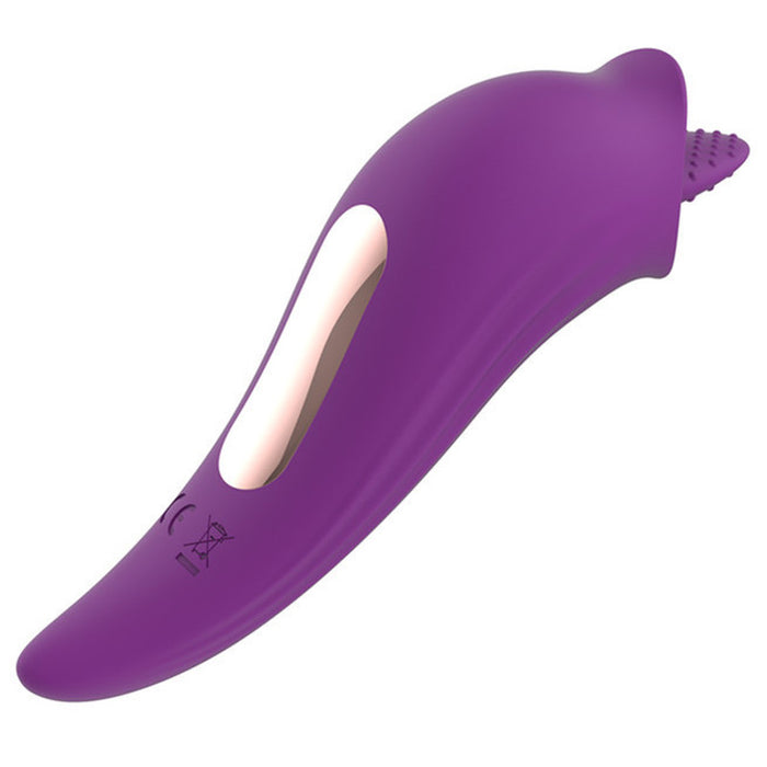 Everyday Sexy Rechargeable Clit & Nipple Licking Vibrator - Purple