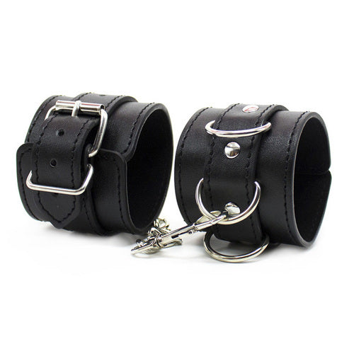 Everyday Sexy D Ring Pin Buckle Wrist Cuffs