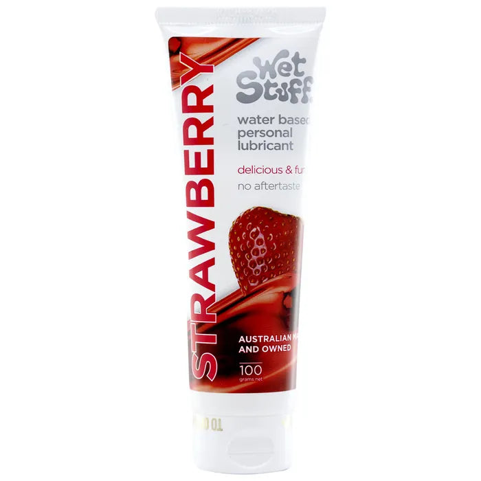 Wet Stuff Flavoured Waterbased Lubricant 100g - Strawberry