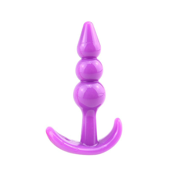 Everyday Sexy Triple Ripple Butt Plug - Purple