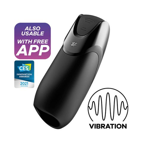 Satisfyer Men Vibration+ App Controlled Rechargeable Masturbator