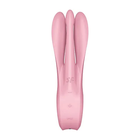 Satisfyer Threesome 1 Rechargeable Vibrator - Pink