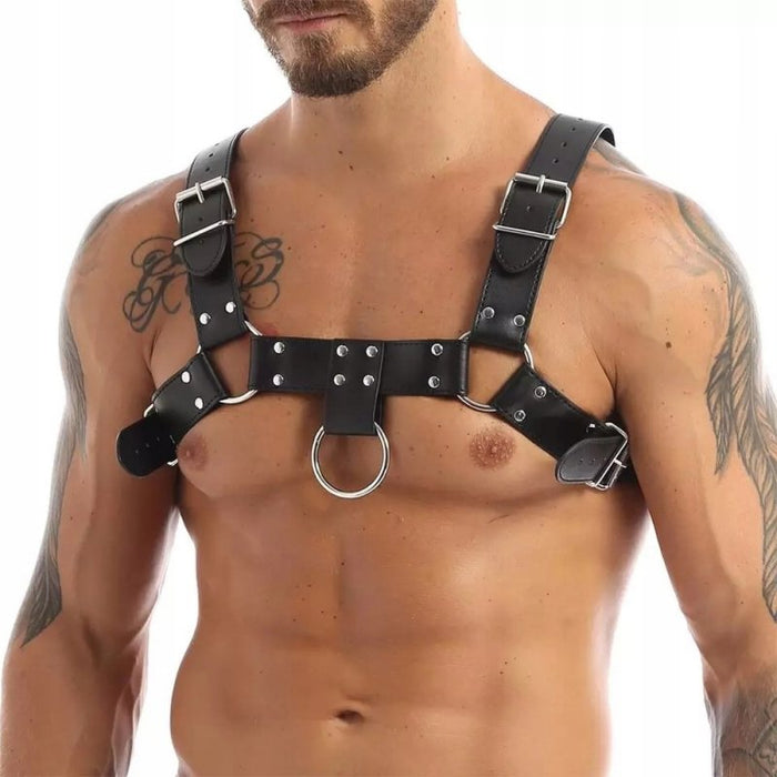 Everyday Sexy Leather Upper Body Male Harness