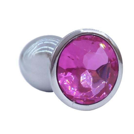 Stainless Steel Attractive Butt Plug Large - Pink