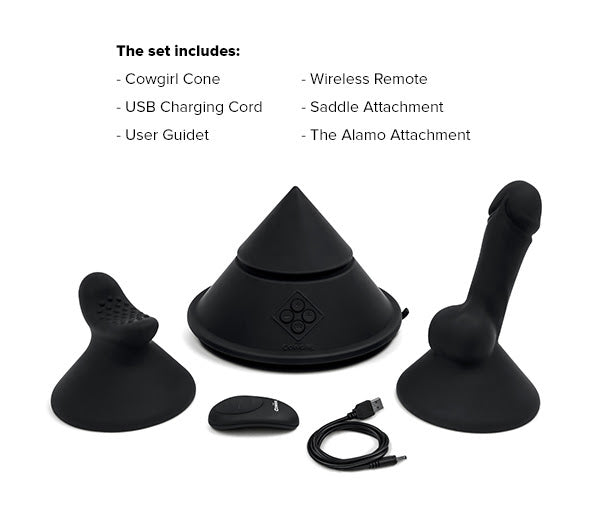 The Cowgirl Cone Premium Sex Machine with Remote Control