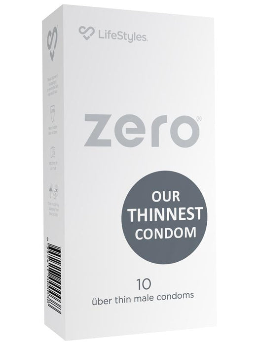 LifeStyles ZERO Uber Thin Condoms - 10 Pack