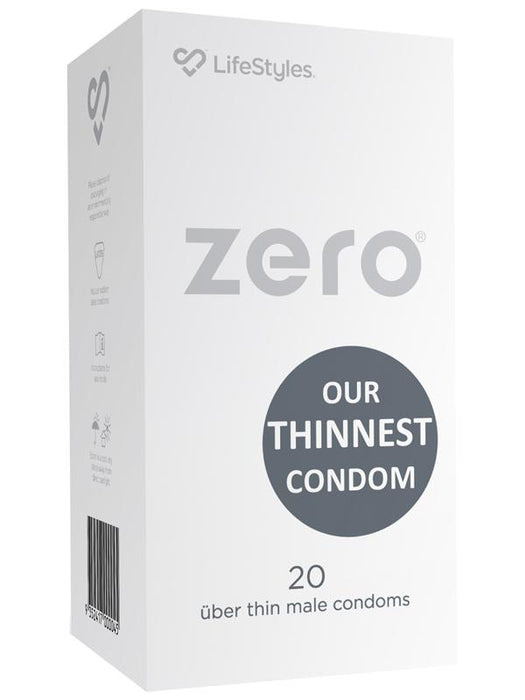 LifeStyles ZERO Uber Thin Condoms - 20 Pack