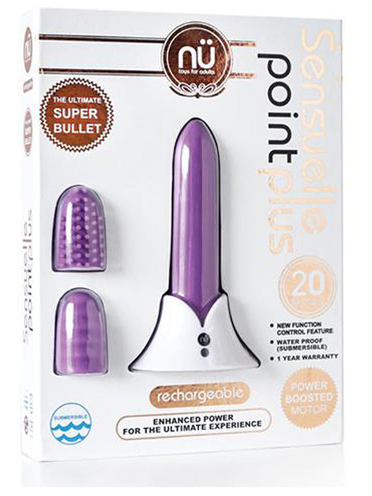 NU Sensuelle Point Plus 20 Function Bullet Purple