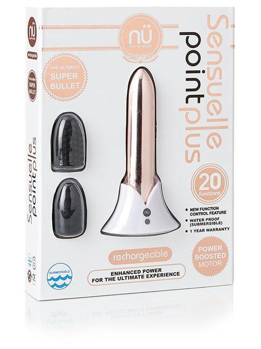 NU Sensuelle Point Plus 20 Function Bullet Rose Gold