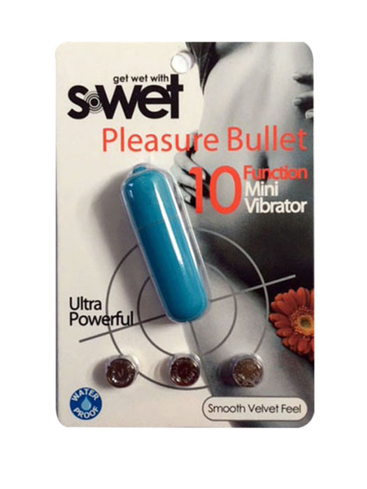 NU Sensuelle S-Wet Pleasure Bullet Blue