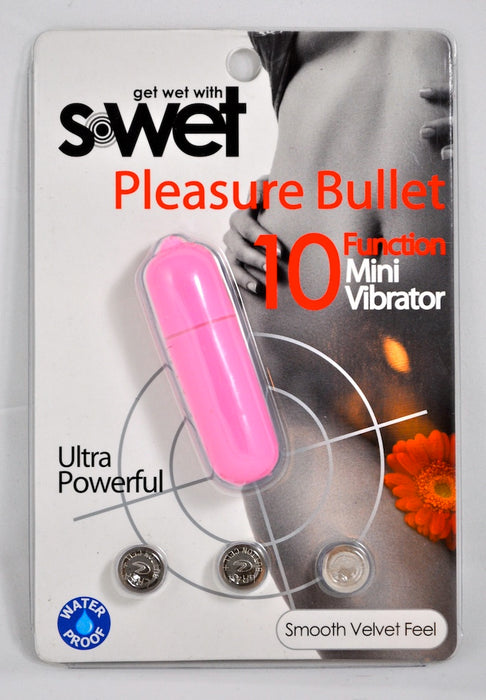 NU Sensuelle S-Wet Pleasure Bullet Pink